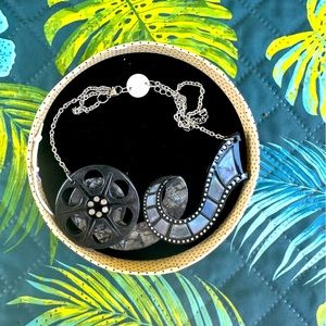 “35 mm Dream” Erstwilder Hollywood Movie Film Strip necklace